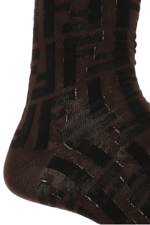 Logo-embroidered socks, zdjęcie 2 Logo-embroidered socks od Fendi